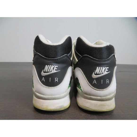 Nike Air Tech Challenge II Shoes Mens 8.5 White Green Tennis Sneakers 318408-100 - Picture 5 of 10